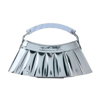 Lacoste Bolso Runway H Lenglen de piel con efecto espejo - Bags - Mujer - Gris - ONE SIZE
