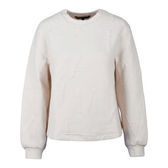 A|X Armani Exchange Dames, Sweatshirts & Hoodies, Beige, Maat: XS Katoen