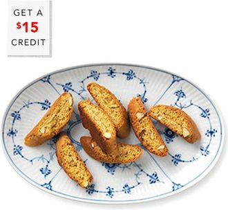 ROYAL COPENHAGEN Blue Fluted Plain Oval Accent Dish