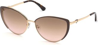 Guess GU7744 48G Womens Sunglasses Brown Size 61