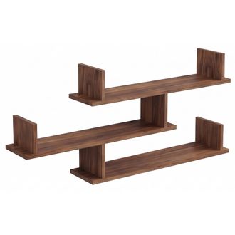 Selsey Selsey Kassi - Estanter&iacute;a De Pared Con 3 Estantes - 119 Cm - Efecto Roble