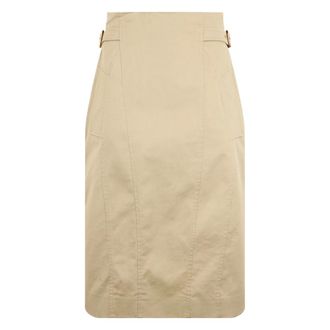 Alberta Ferretti Going to midi at high life - female - Alberta Ferretti - Midi Skirts - Beige - L - Skirts