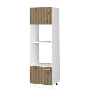 Vicco Armario Para Microondas R-line, Roble Artesanal, 60 Cm, Vicco