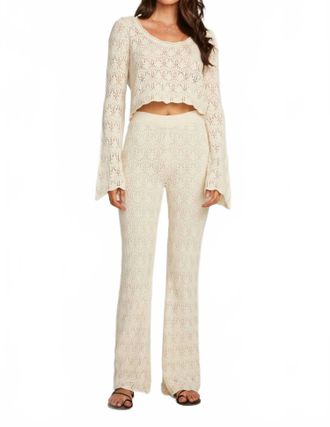 Saltwater Luxe Georgie Pants In Natural