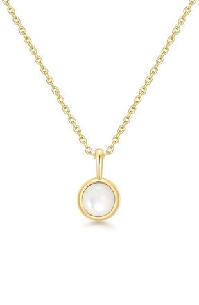Ania Haie Lady Cozy Pendant Necklace in Shiny Gold at Nordstrom