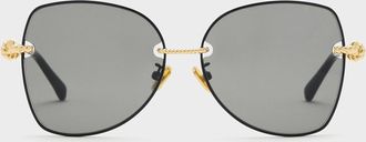 Charles & Keith Sable Knot Butterfly Sunglasses
