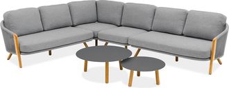 OEM Conjunto De Muebles De Jard&iacute;n Esquineros Haven 331x255 Zumm Antracita Homms