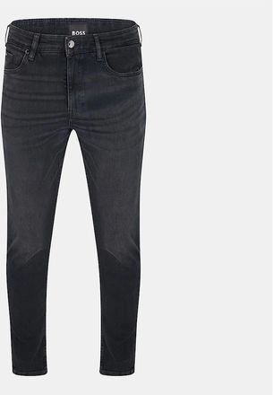 HUGO BOSS Mens Delano Slim Fit Five Pocket Jeans - Black - Size: 35W xl