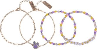Hallmark 4pc Easter Bracelet Set in Yellow at Nordstrom