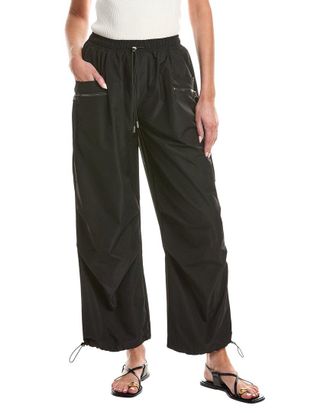 Gracia Drawstring Ruched Cargo Parachute Pant