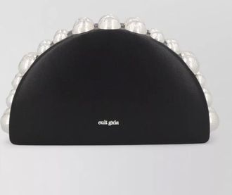 Cult Gaia leather clutch bag