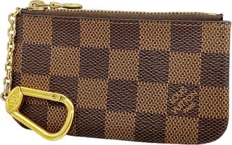 Louis Vuitton Ebene Coin Purse/Coin Case (Pre-Owned)