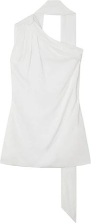 Stella McCartney one-shoulder neck-strap blouse - women - Viscose - 40 - White