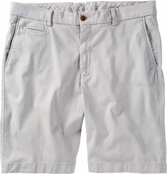 Ballin Mens Broken Twill Stretch Cotton Shorts In Stone Grey