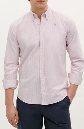 Scalpers New Oxford Bd Shirt in Dark Pink at Nordstrom, Size 40 Eu