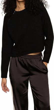 Sanctuary Zip It Sweater In Black