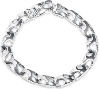 Pompeii3 Mens Designer Mariner Link 14k Gold (44gram) or Platinum (71gram) 10mm Bracelet 8.5