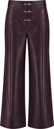 Harper & Yve Meave Broek - Dames - Broeken - Paars - Maat: S Leer