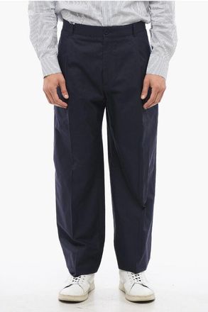 Dior ICONS Single-Pleat Cotton-Blend Trousers size 52