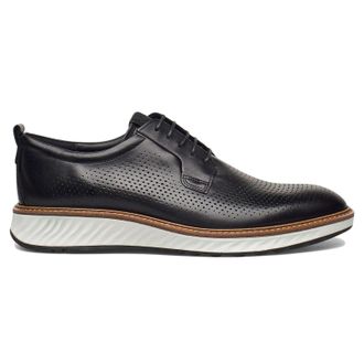 Ecco Ecco ST 1 Hybrid 836804 Leather Mens Lace Up Shoes - Black - Size:UK 10.5-11