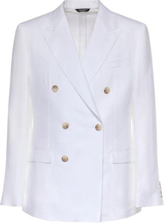 Dolce & Gabbana Blazers - Heren - Blazers - Wit - M - Jassen