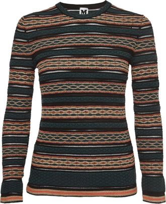 Missoni striped knit top - Green