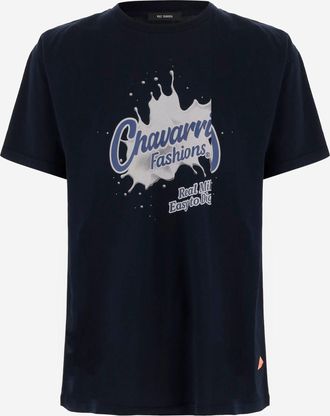 Willy Chavarria bedrucktes Baumwoll-T-Shirt