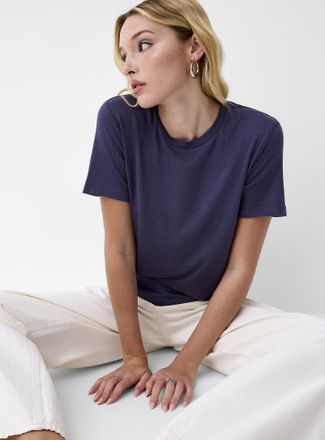 Icone Womens Short-sleeve supple knit T-shirt