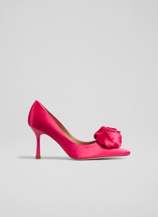 L.k. Bennett Womens Rosa Closed Courts, Pink Leather - Size UK 3