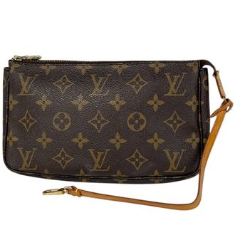 Louis Vuitton Monogram Brown Galle Monogram Monogram Pochette Pouch (Pre-Owned)