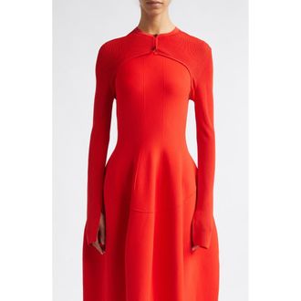 Ashlyn Liliana Micro Shrug in Red at Nordstrom, Size X-Small