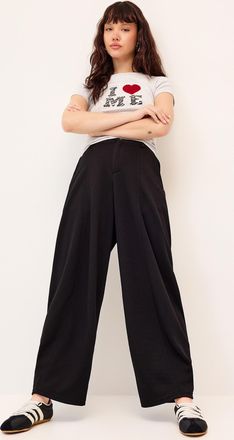 Twik Womens Barrel-leg dress sweatpant