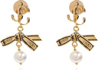Jimmy Choo London Parel Oorbel - Dames - Oorbellen - Geel - ONE Size - Accessoires