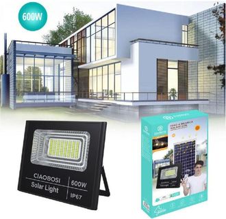 Trade Shop Trade Shop Traesio - Trade Shop - Faretto Led Ricarica Solare Con Crepuscolare 600w Con Telecomando-8547