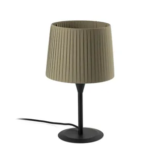 Faro Barcelona Samba L&aacute;mpara Sobremesa Negra/encintada Verde 64311-40