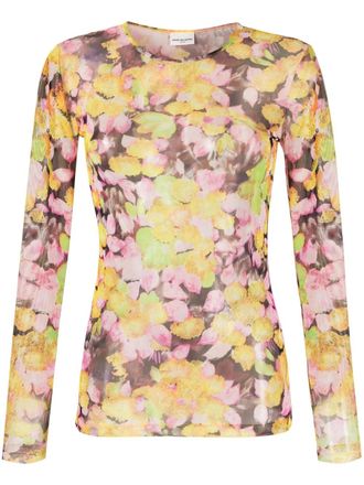 Dries Van Noten bloemenoverhemd
