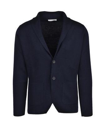 FILIPPO DE LAURENTIIS Double-Breasted Extrafine Merino Wool Jacket with Unlined Interior