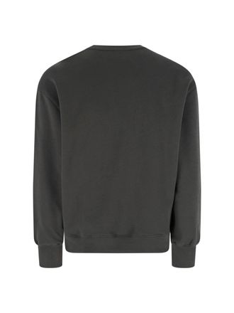 Maison Kitsun&eacute; Mens Sweaters Grey Cotton