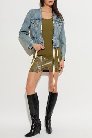 Maison Margiela Asymmetrical Dress, Womens, Green