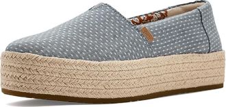 Toms Valencia Womens Shoes Light Blue : 7.5 B - Medium, Textile