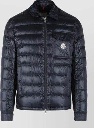 Moncler down padded shirt jacket