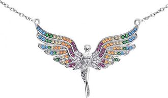 Engelsrufer Womens ERN-FLYANGEL-ZIM Ladies Necklace Silver Sterling - One Size