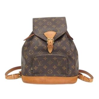 Louis Vuitton Pre-owned Backpacks, female, Brown, Size: ONE SIZE Pre-owned Montsouris MM M51136 Backpack