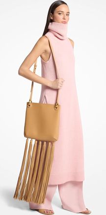Michael Kors Tate Medium Tassel Leather Crossbody Bag
