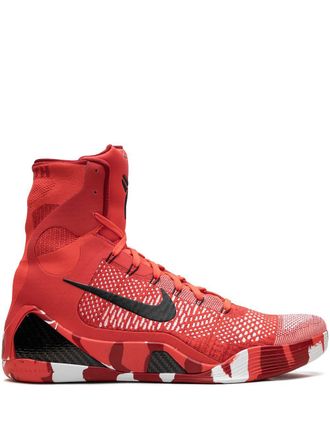 Nike Kobe 9 Elite Christmas sneakers - men - Fabric/Fabric/Rubber/Other Materials - 12.5 - Red