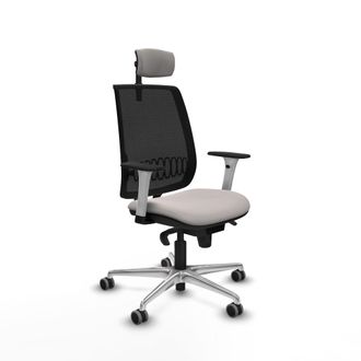 Piqueras y Crespo Silla De Oficina Piqueras Y Crespo Alares Blanco Espuma Alta Densidad