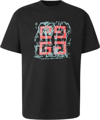 Givenchy T-shirt con logo ricamato - Nero