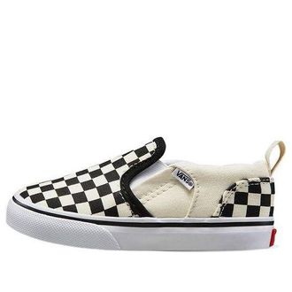 Vans (TD) Vans Slip-on Checkers Black Natural VN000XE9IPD