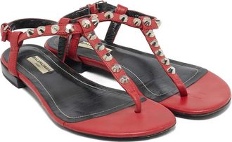 Balenciaga Sandali Arena con borchie - Rosso