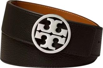 Tory Burch Omkeerbare Riem - Dames - Riemen - Zwart - M - Leer - Accessoires